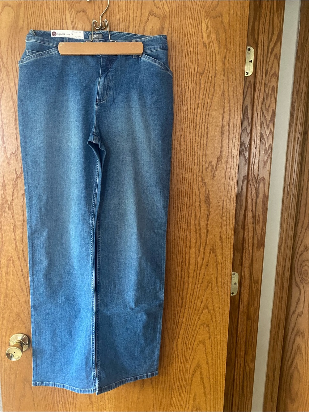 J. Jill Women's Light Blue Straight-Leg Jeans